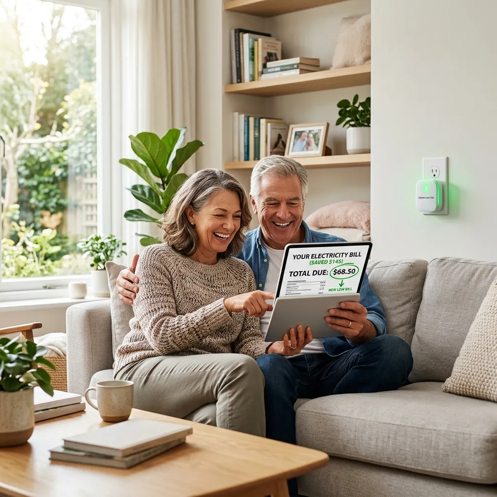 Power Pro Genius plugged into living room outlet